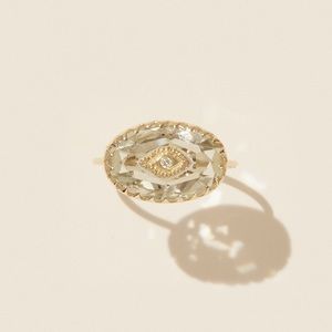 Pascale Monvoison souad amethyst ring size 6